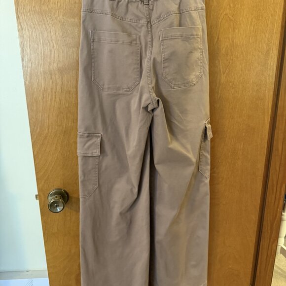 Wild Fable Women's Cargo Pants Canvas Twill Brown Pockets Size Extra Small EUC - Picture 3 of 9